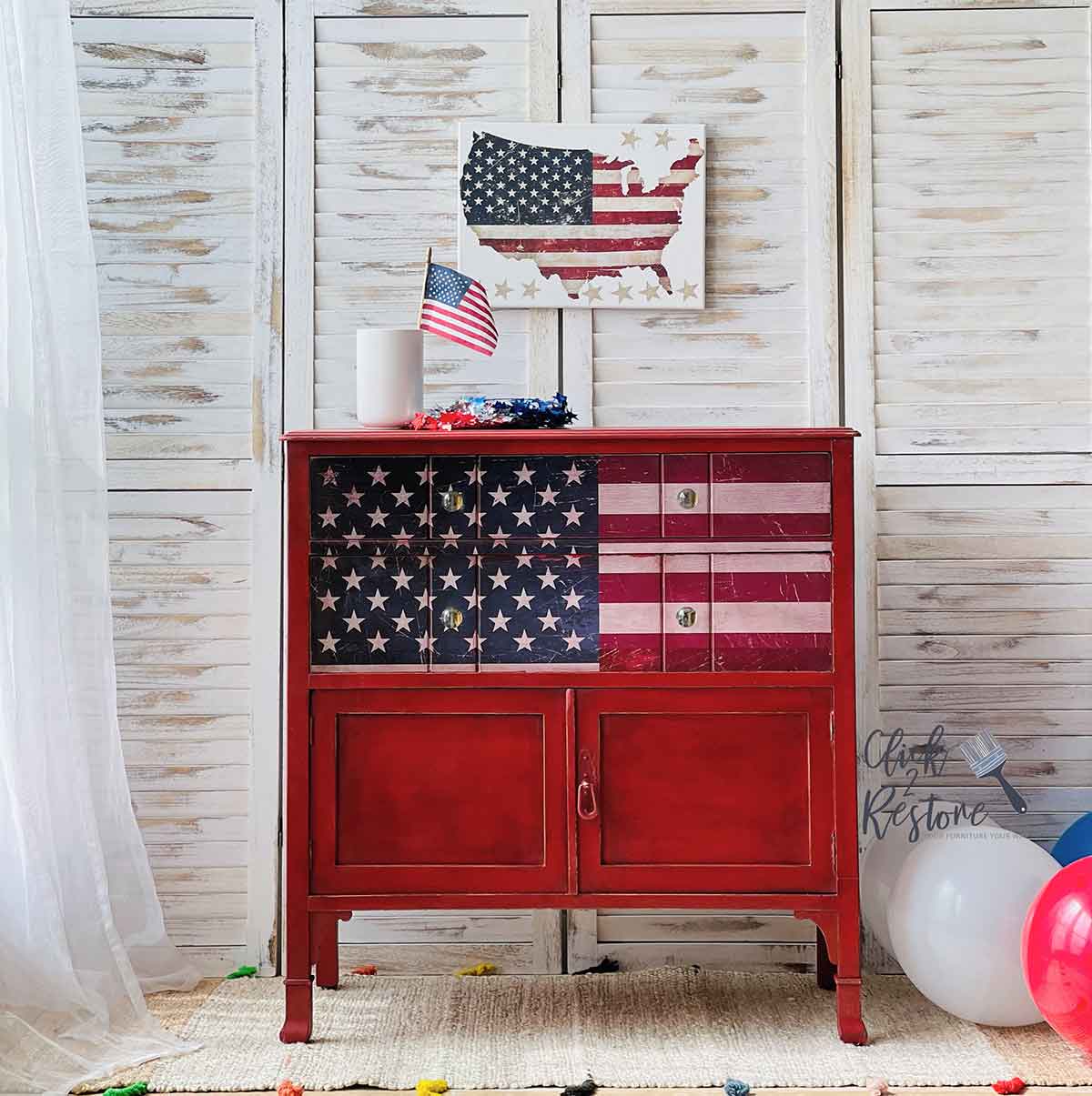Redesign Décor Transfers® – America size 23″x 30″