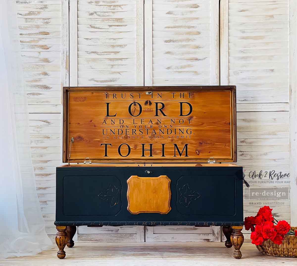 Redesign Decor Transfers® – Trust In The Lord – 3 sheets, design size 22″ X 30″