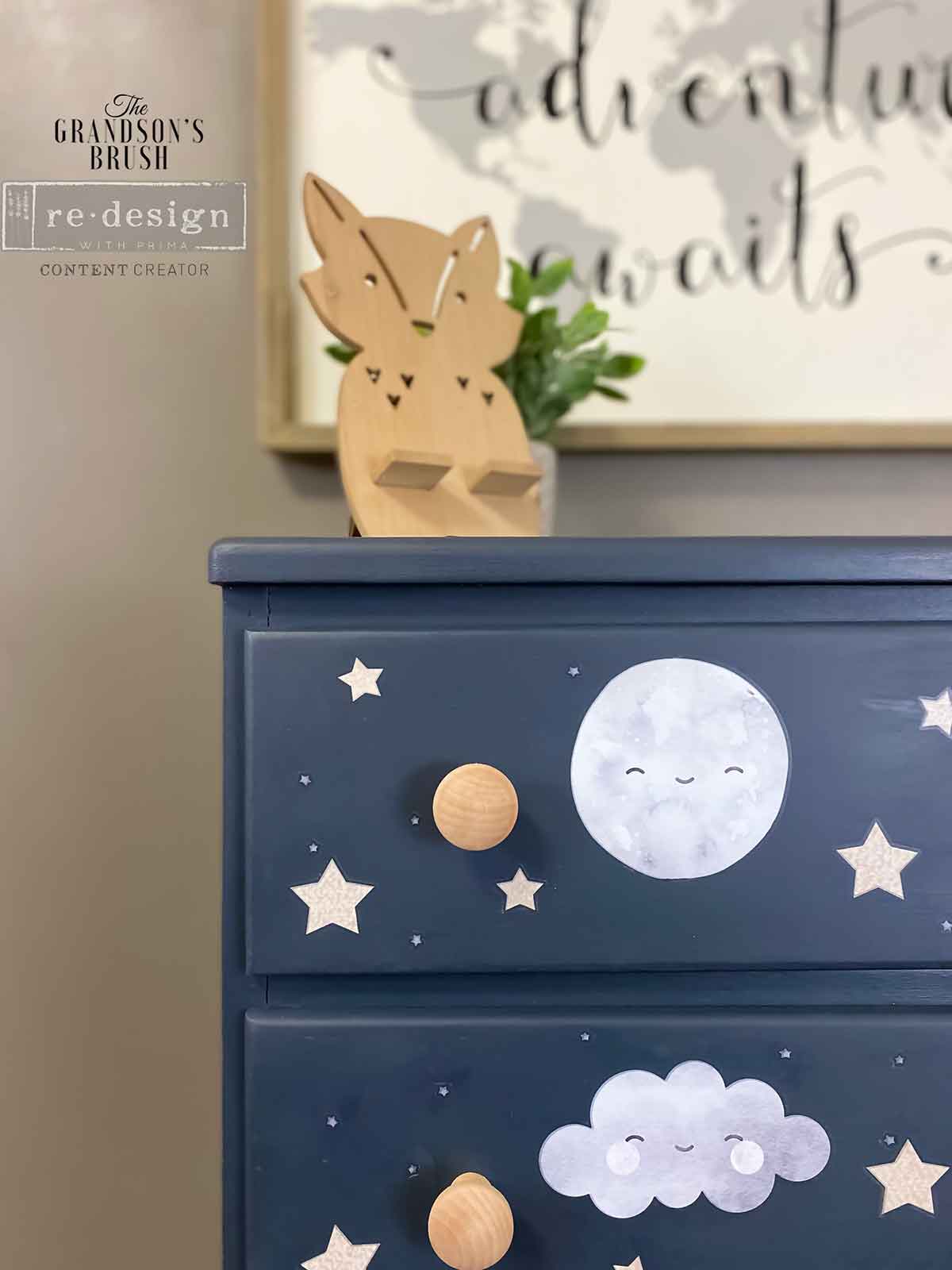 Redesign Decor Transfers® – Sweet Lullaby – total sheet size 24″x35″, cut into 3 sheets