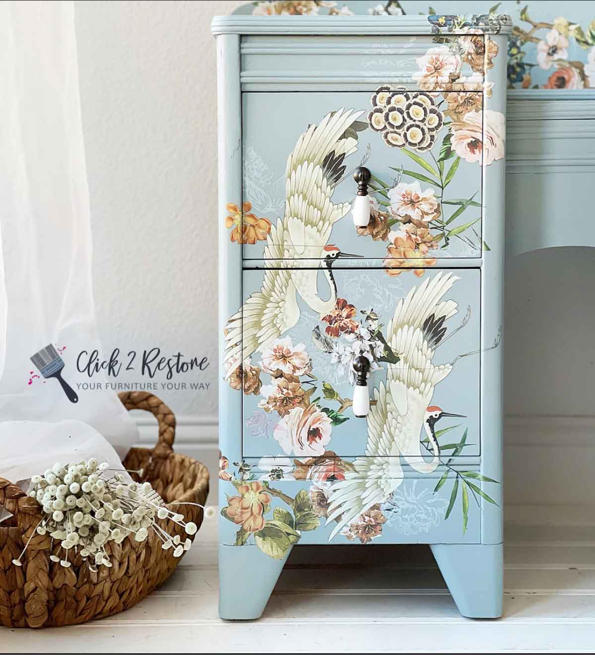 Redesign Decor Transfers® – Elegance & Flowers – total sheet size 48″x35″, cut into 6 sheets
