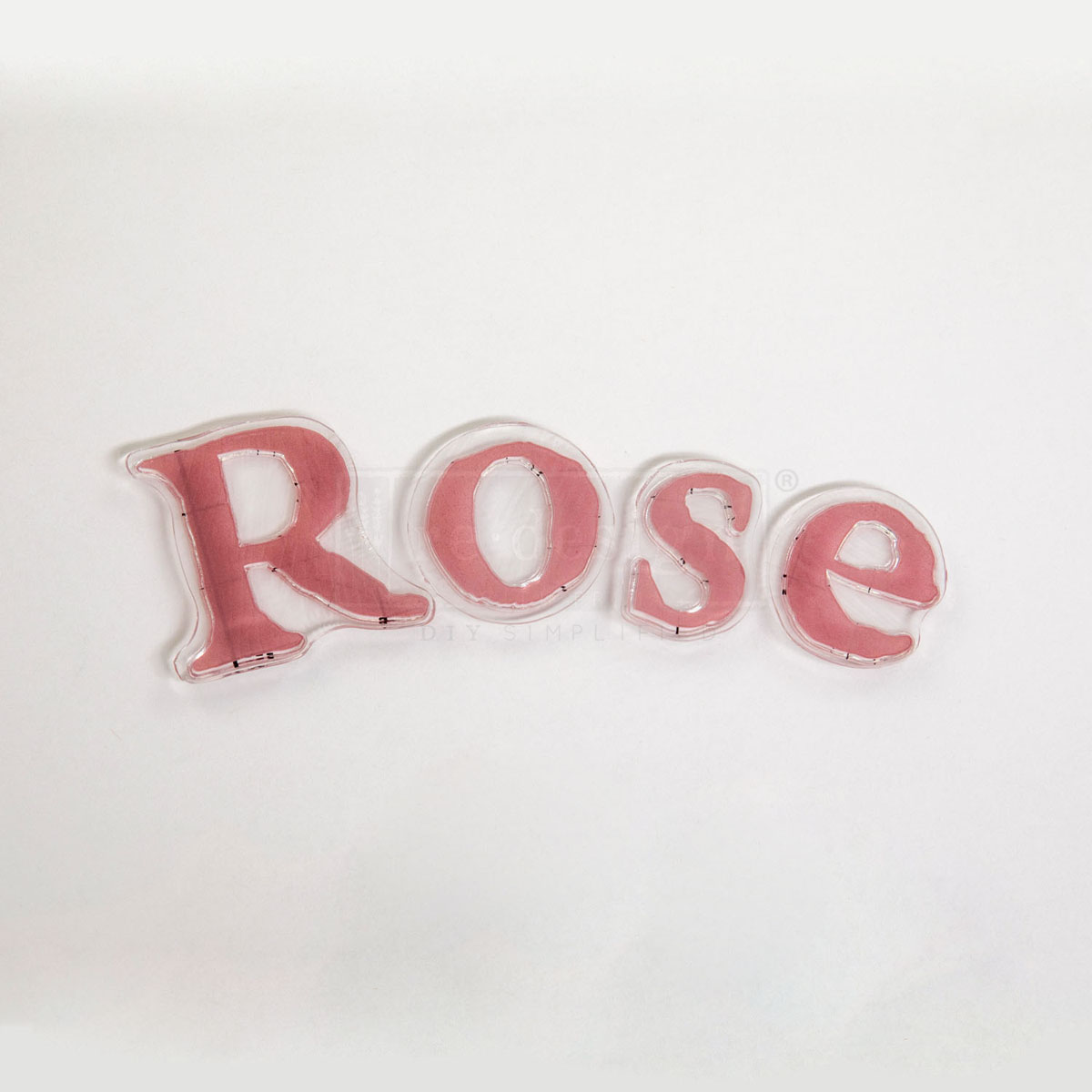 CLEARLY-ALIGNED DÉCOR STAMPS – Alpha – 12×12 clear cling