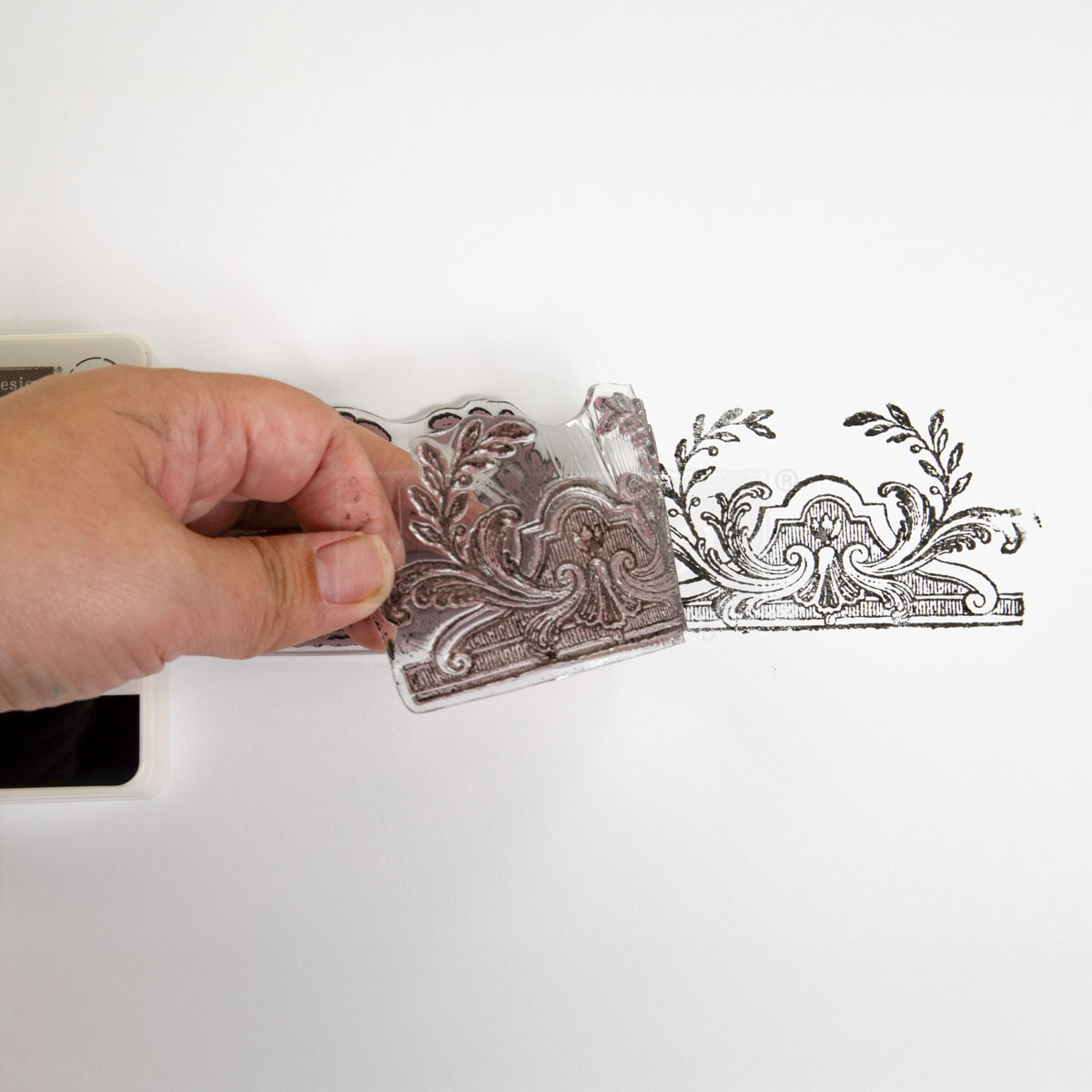CLEARLY-ALIGNED DÉCOR STAMPS – Chateau De Saverne – 12×12 clear cling