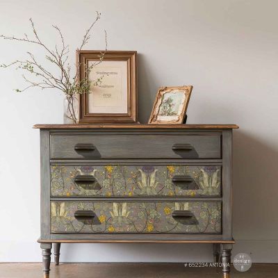 Redesign Decor Transfers® – Antonia – total sheet size 24″x35″, cut into 2 sheets