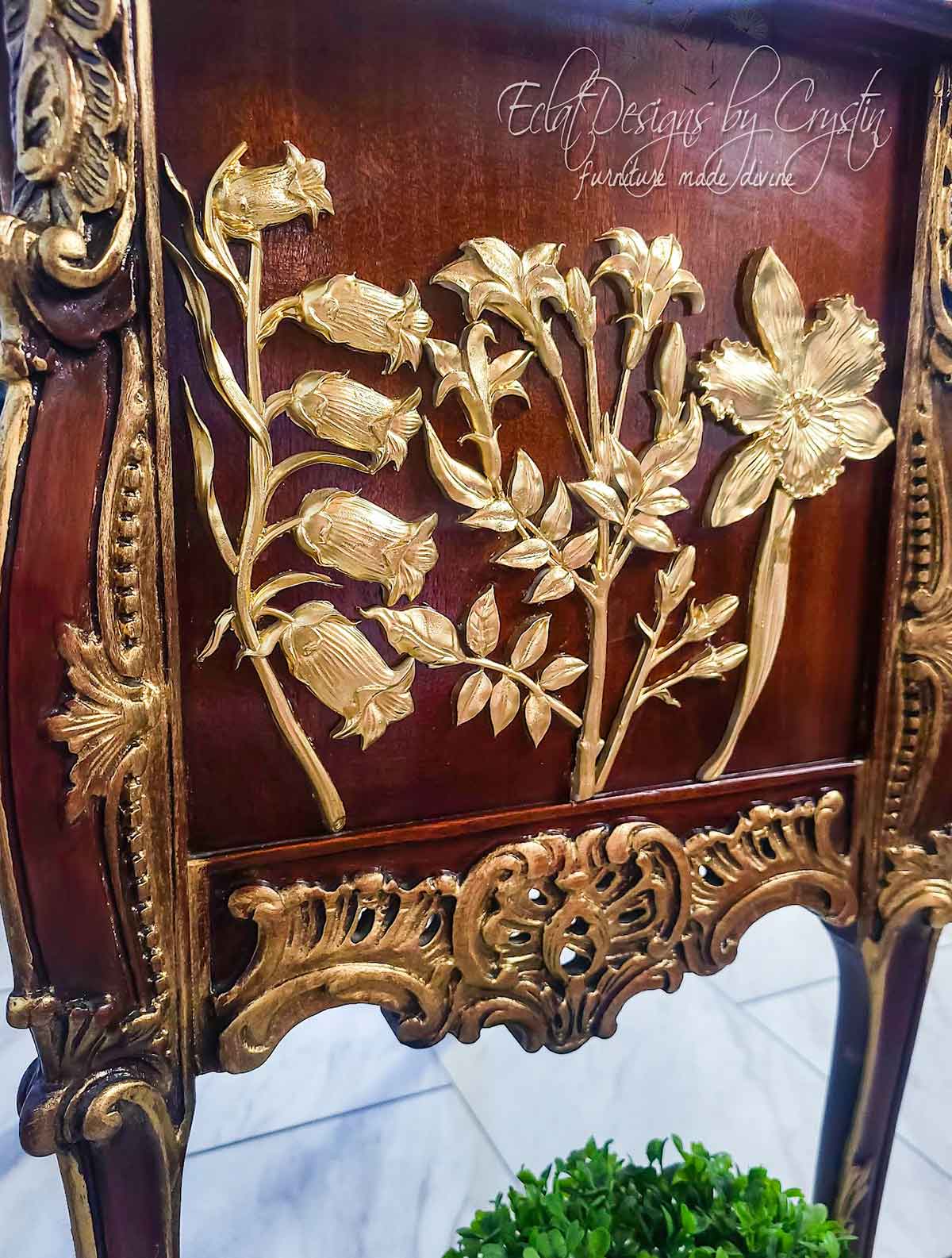 Redesign Decor Moulds® – Sweet Bellflower – 8″x5″, 8mm thickness Copyright #VA0002330071