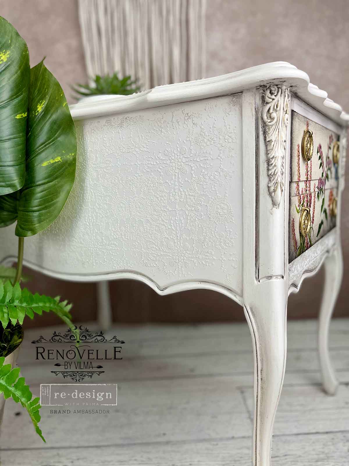 Ornate Stencil – 6”x6″ – Laser cut on 16 mil Mylar