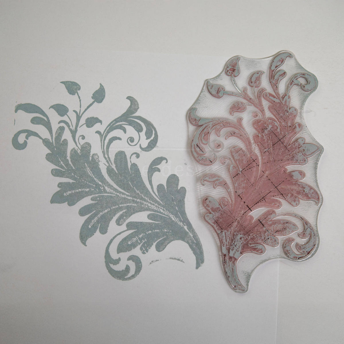 Redesign Decor Stamp – Royal Flourish – 12″x12″ (4 pcs)