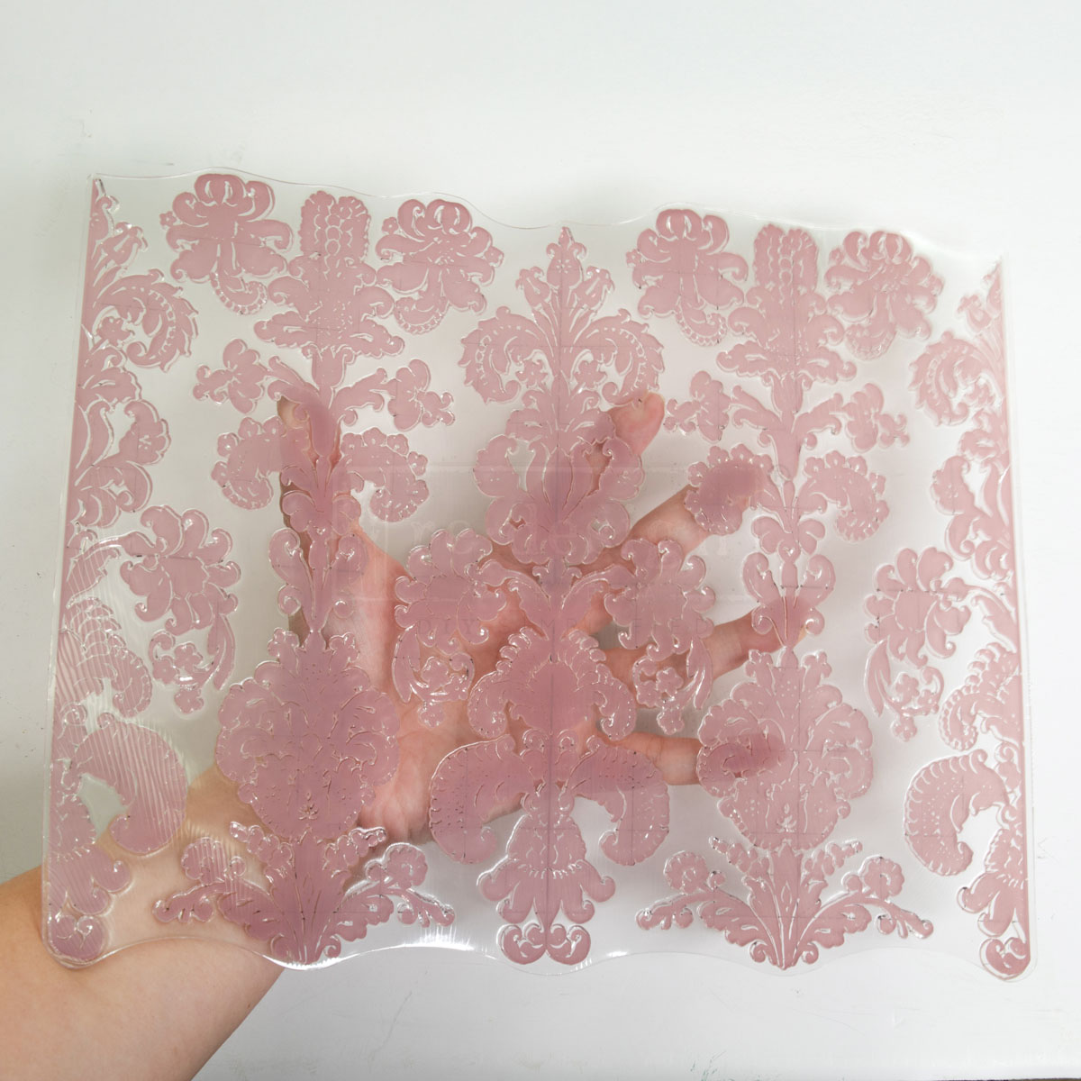 Redesign Decor Stamp – Stamped Damask – 12″x12″ (1 pc)