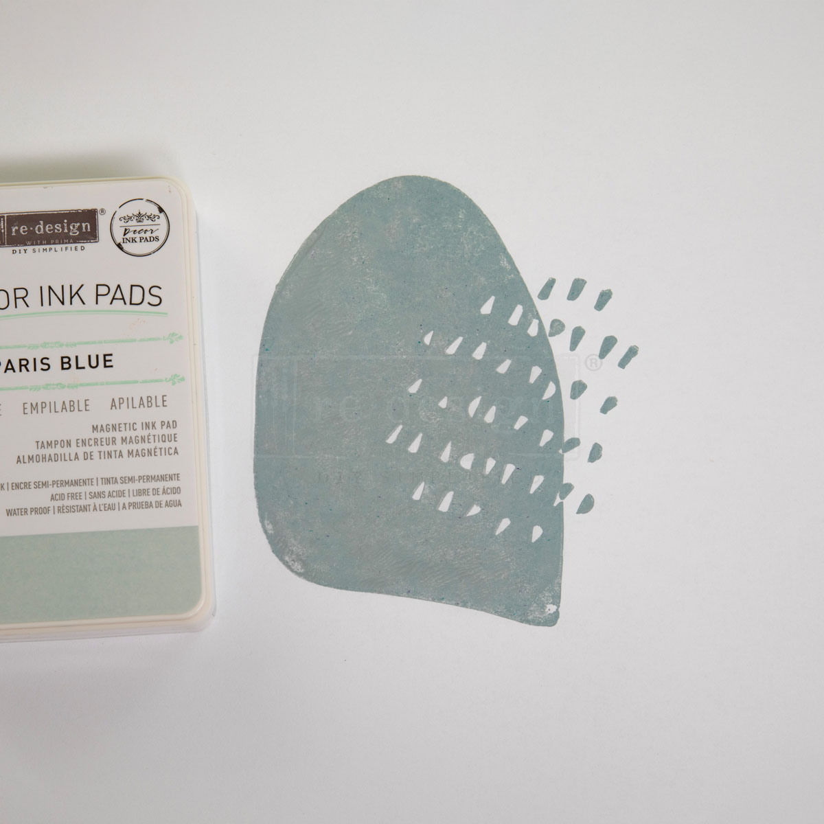 Redesign Decor Stamp – Abstract Scribbles – 12″x12″ (19 pcs)