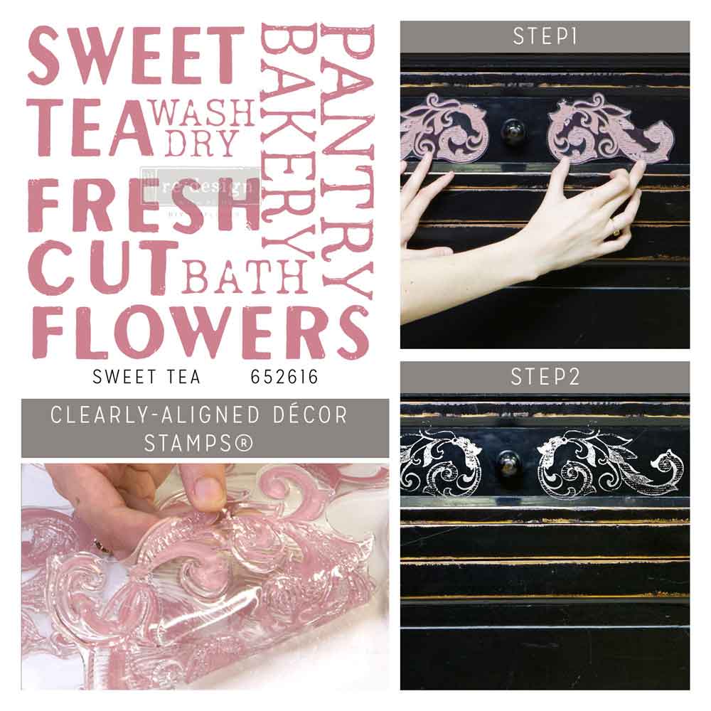 Redesign Decor Stamp – Sweet Tea – 12″x12″ (9 pcs)