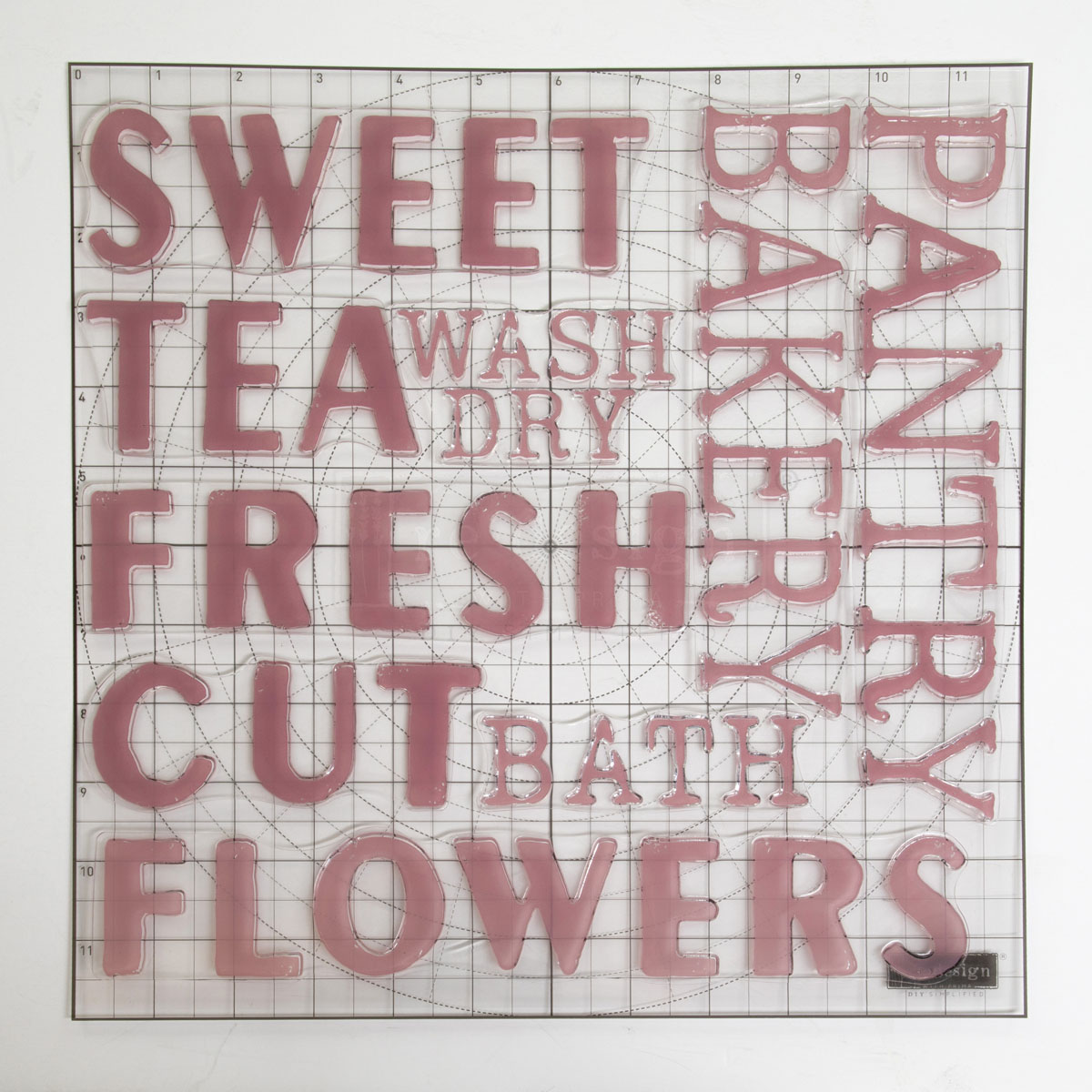 Redesign Decor Stamp – Sweet Tea – 12″x12″ (9 pcs)