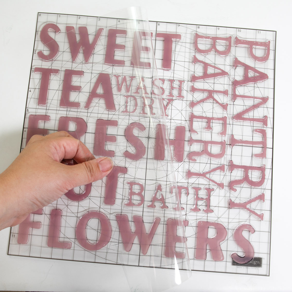 Redesign Decor Stamp – Sweet Tea – 12″x12″ (9 pcs)