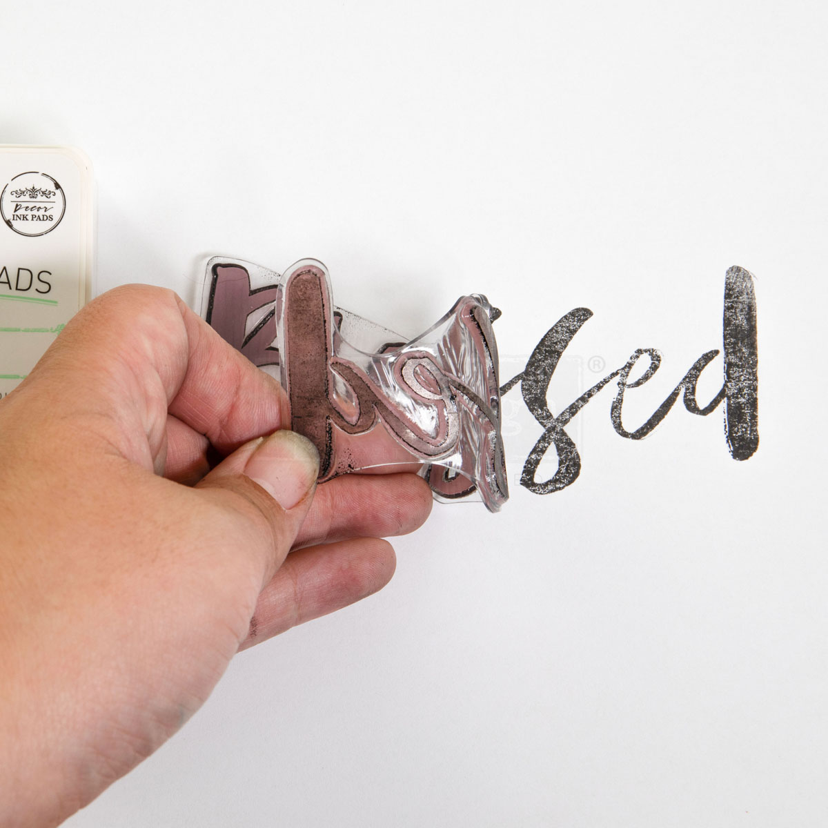 Redesign Decor Stamp – Inspired Words – 12″x12″ (14 pcs)