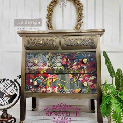 Redesign Decoupage Décor Tissue Paper – CECE Ink & Lace – 1 sheet, 19″x30″