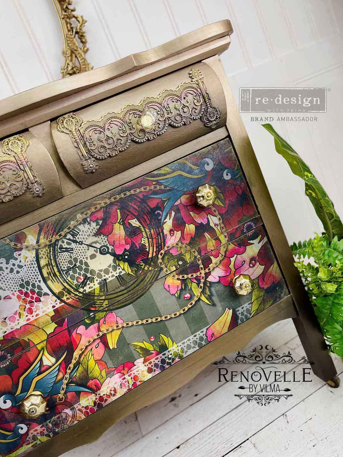 Redesign Decoupage Décor Tissue Paper – CECE Ink & Lace – 1 sheet, 19″x30″