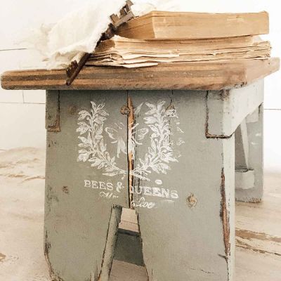 Redesign Decor Stamp – French Laurels – 12″x12″ (6 pcs)