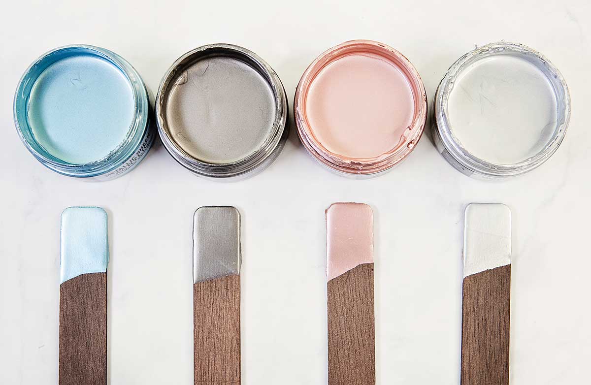 Redesign Acrylic Paint Metallic Sheen- Crushed Slate – 1 jar, 100 ml (3.4 fl oz)
