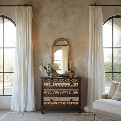 Decor Transfers® – Exotic Borders – total sheet size 24″x35″, cut into 2 sheets