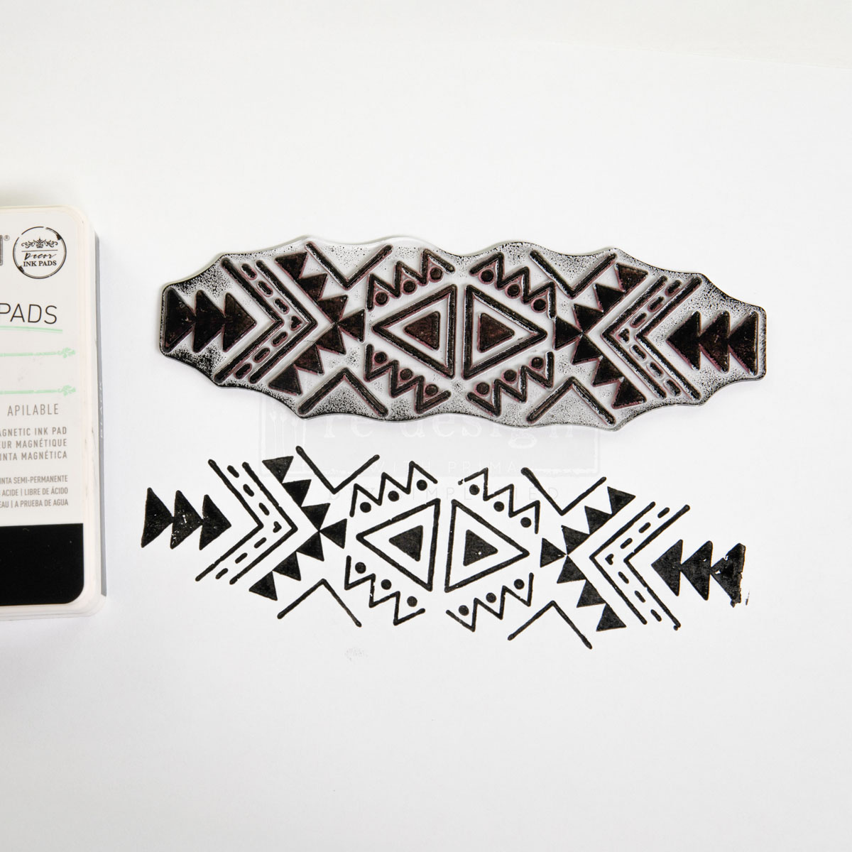 Decor Stamp – Tribal Prints – 12″x12″ sheet size, total 9 pcs
