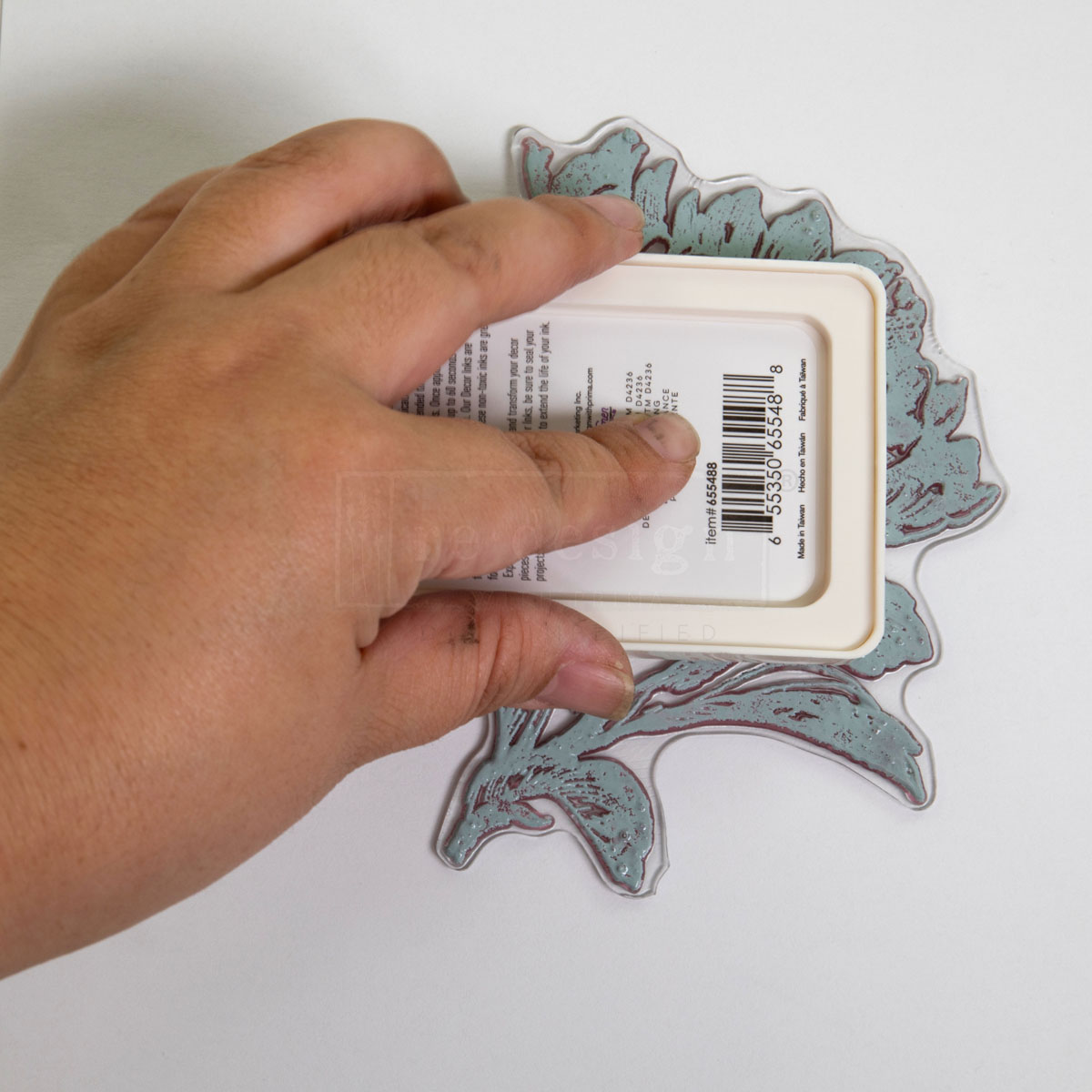 Décor Ink Pad – Paris Blue – 1 magnetic case + dry ink pad + 10ml ink bottle