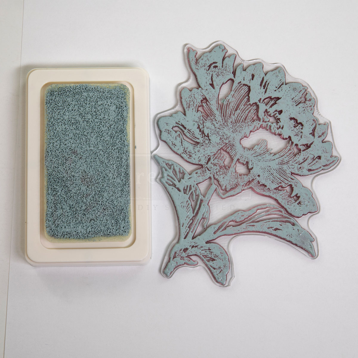 Décor Ink Pad – Paris Blue – 1 magnetic case + dry ink pad + 10ml ink bottle