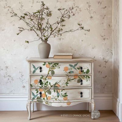 Decor Transfers® – Orange Grove – total sheet size 24×35, cut into 3 sheets
