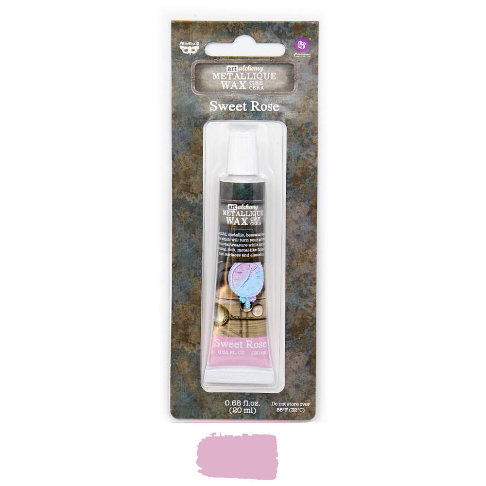 Art Alchemy-Metallique Wax-Sweet Rose .68oz (20ml)