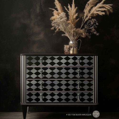 Decor Transfers® – Silver Harlequin