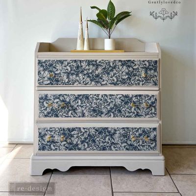 A1 Decoupage Fiber – Blue Wallpaper – 1 sheet, A1 size