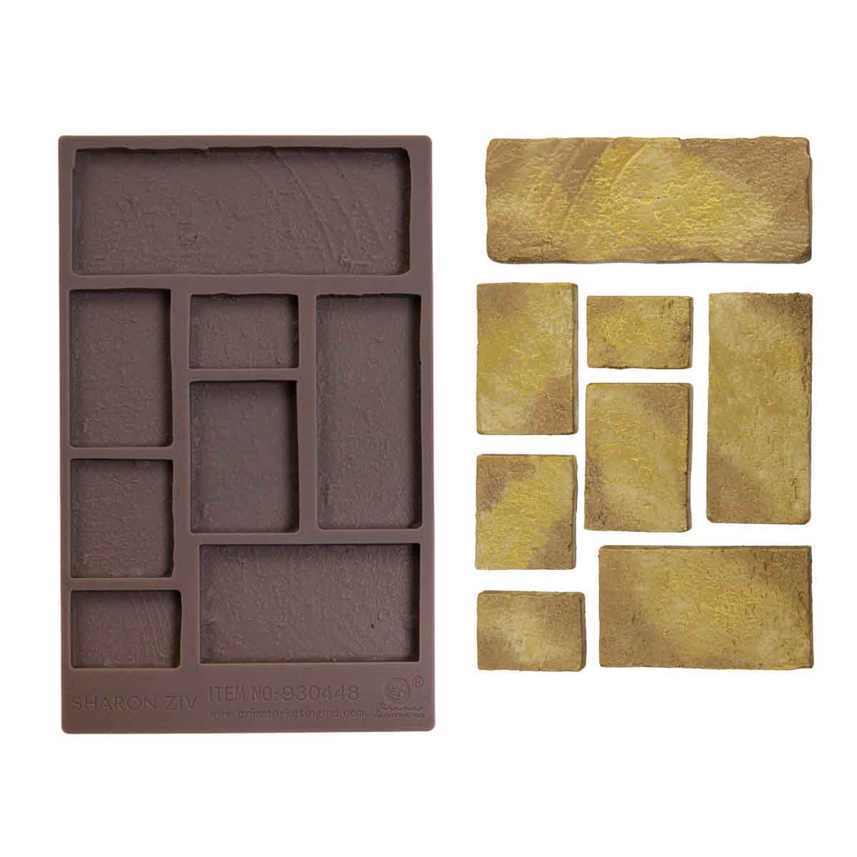 Sharon Ziv Moulds – Made of bricks – 1 pc, 5″x8″x8mm