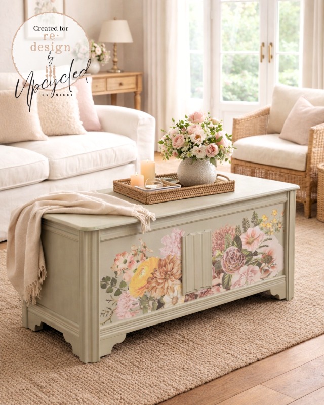 Decor Transfers® – Woodland Floral – total sheet size 24″x35″, cut into 2 sheets