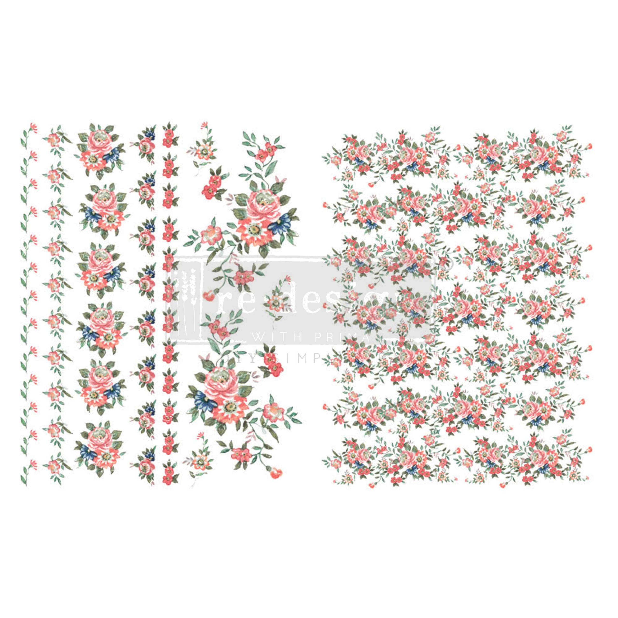 H2O Transfers – Gorgeous Flora – 2 sheets, 8.5″x11″