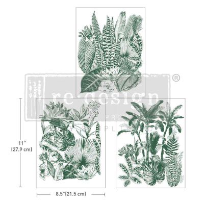 Middy Transfers® – Green Foliage – 3 sheets, 8.5″x11″