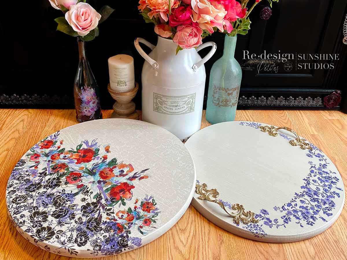 H2O Transfers – Radiant Blooms – 2 sheets, 8.5″x11″