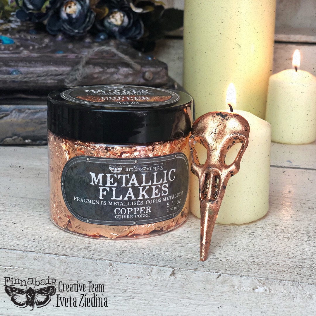 Art Ingredients – Metal Flakes – Copper – 1 jar, total weight 30g including container