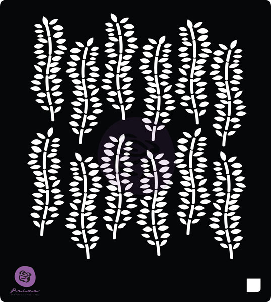 6X6 Stencils - Shell Ginger - 1 pc