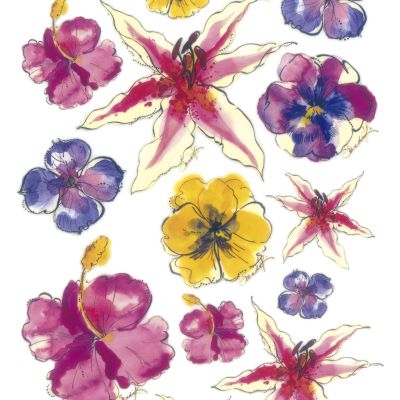 Watercolor Fantasy Transfer 6″x9″