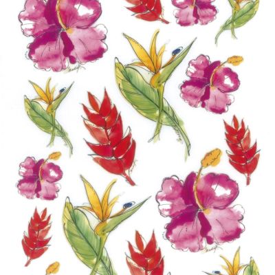 Watercolor Fantasy Transfer 6″x9″