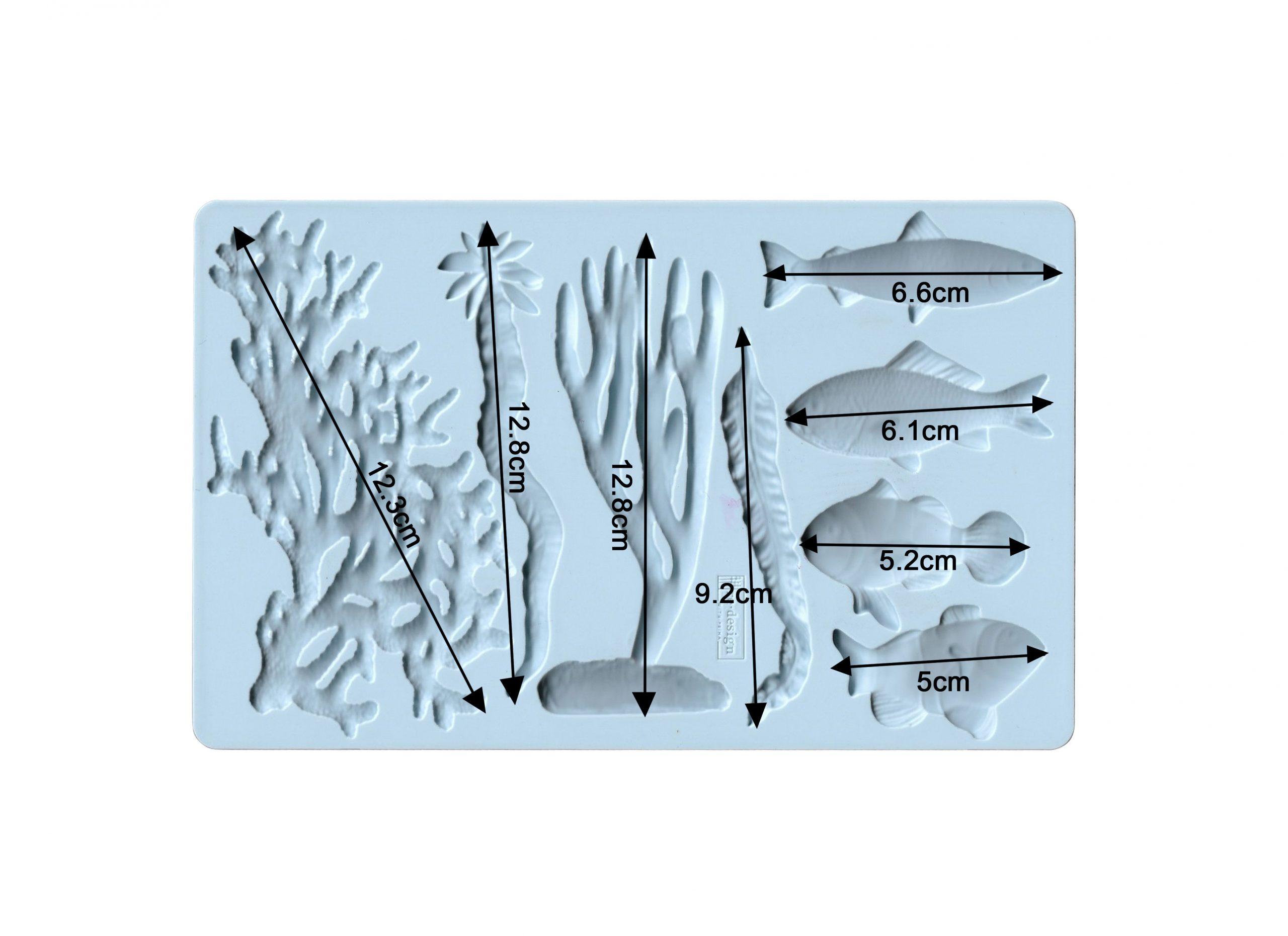 Redesign Decor Moulds® – Coral Reef – 5″x8″, 8mm thickness Copyright #VA0002330867