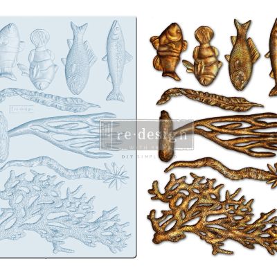 Redesign Decor Moulds® – Coral Reef – 5″x8″, 8mm thickness Copyright #VA0002330867