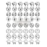 650186 Farm Sweet Farm Knob Transfers (1 sheet)