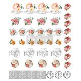 650193 vintage rose transfers 1 sheet
