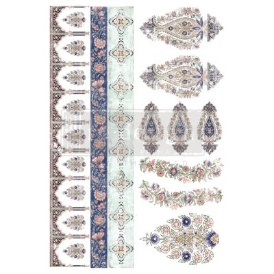 Decor Transfers® – Elegant Accents – total sheet size 24″x35″, cut into 2 sheets