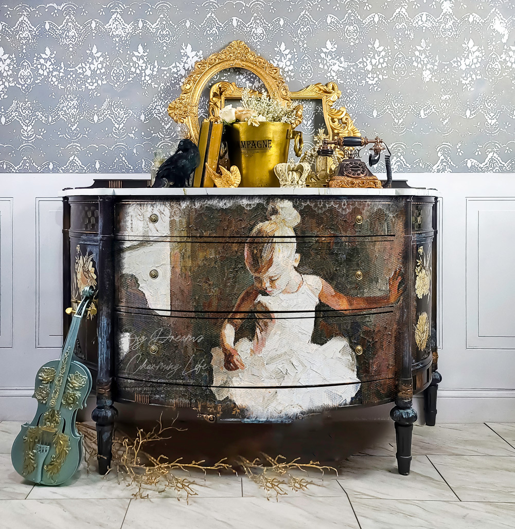 Redesign A1 Decoupage Rice Paper (Mulberry Tissue Paper) – Dancer 23.4″X33.1″