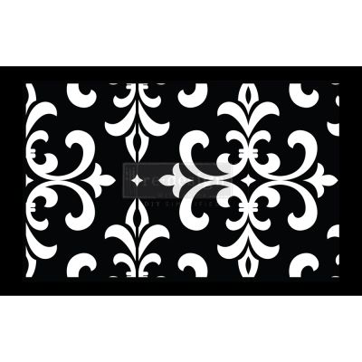 Stick & Style CECE – Modern Damask – 1 roll, 7″ x 3yds (6″ design)