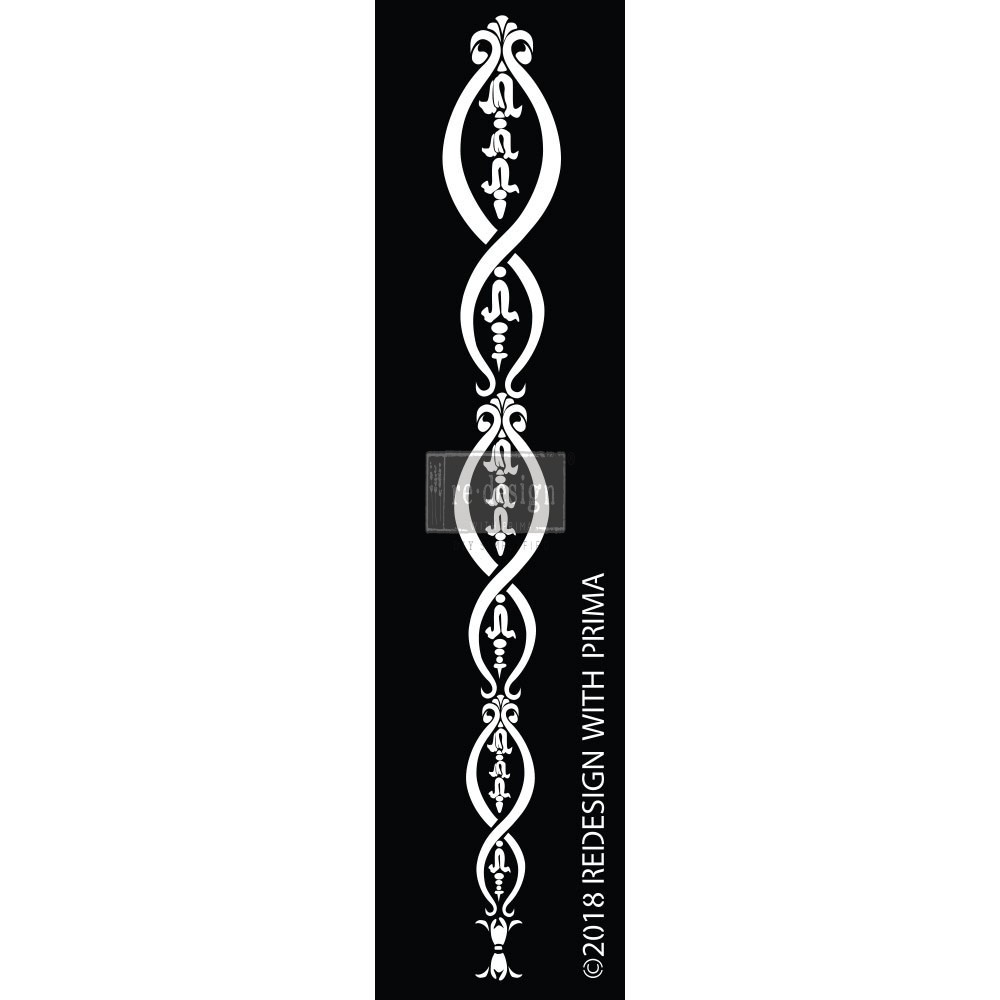 Redesign Adhesive Silk Screen Stencil - Taliana Border