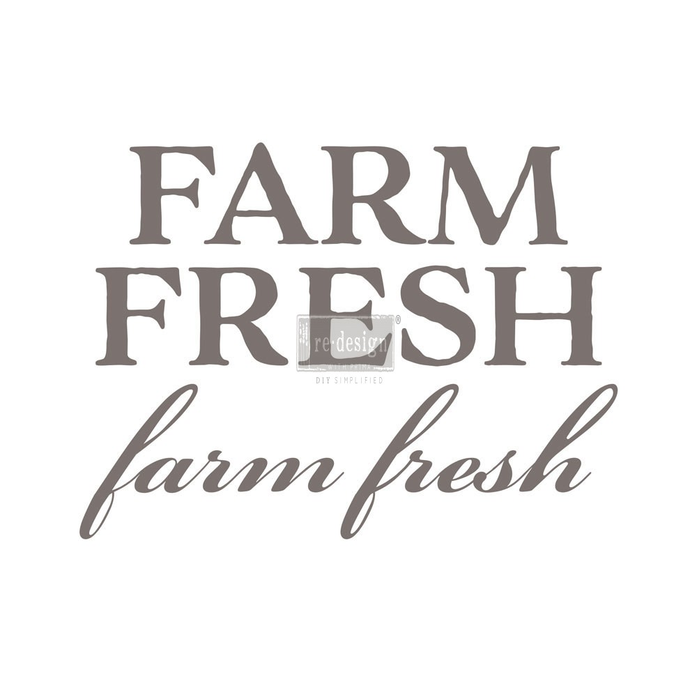 Redesign Décor Transfers®- Farm Fresh  8"x 28"
