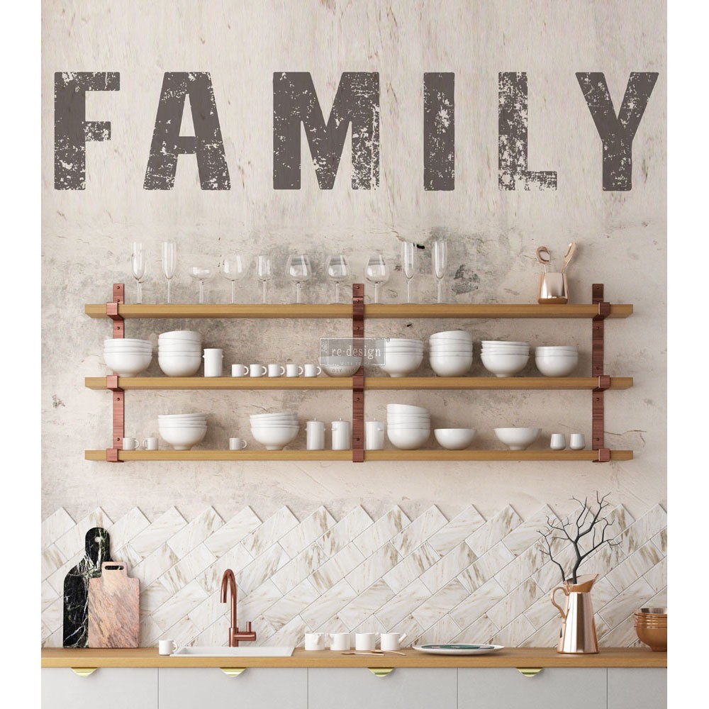 Redesign Décor Transfers® – Family 8″x 21″