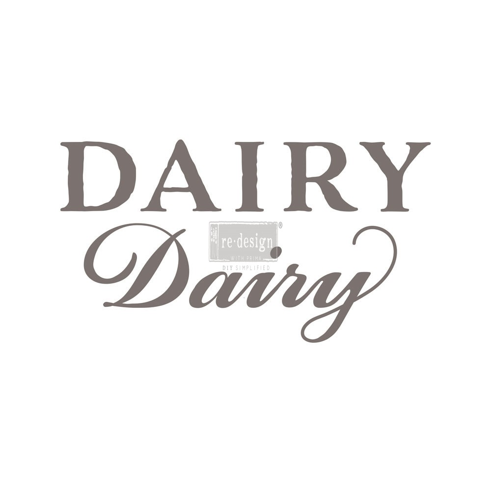 Redesign Décor Transfers®- Dairy 6"x 34"