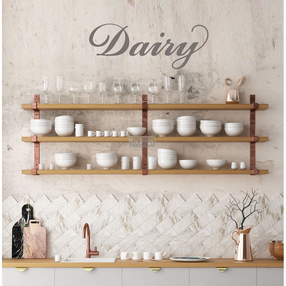 Redesign Décor Transfers®- Dairy 6″x 34″