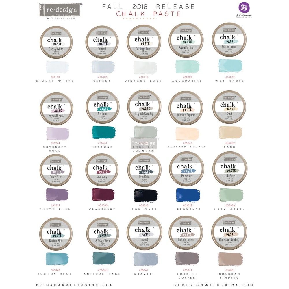 Redesign Chalk Paste® 3.4 fl. oz. (100ml) – Aquamarine
